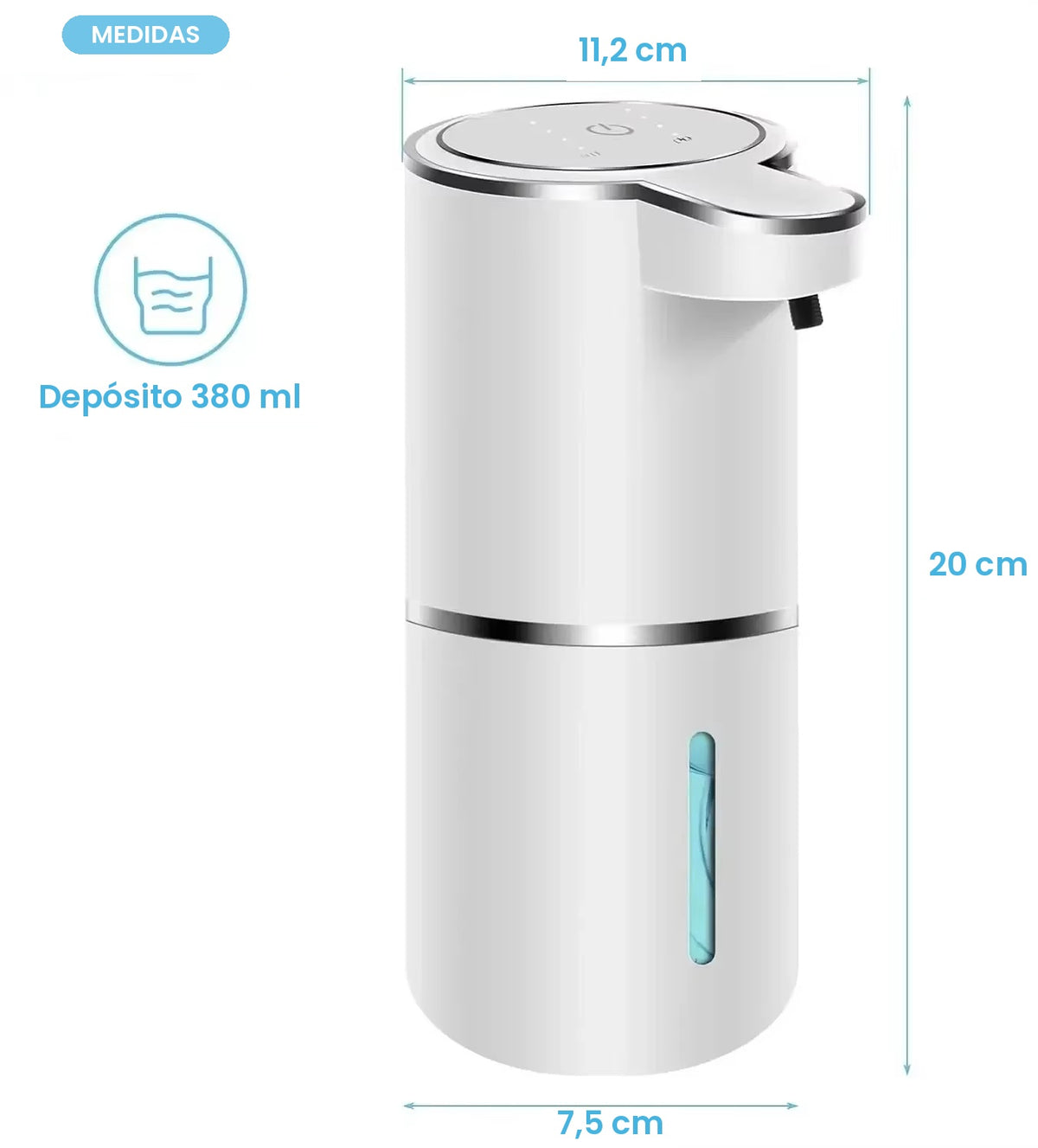Dispensador de jabón automático sin contacto