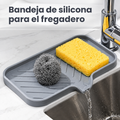 Bandeja de silicona para grifo y fregadero