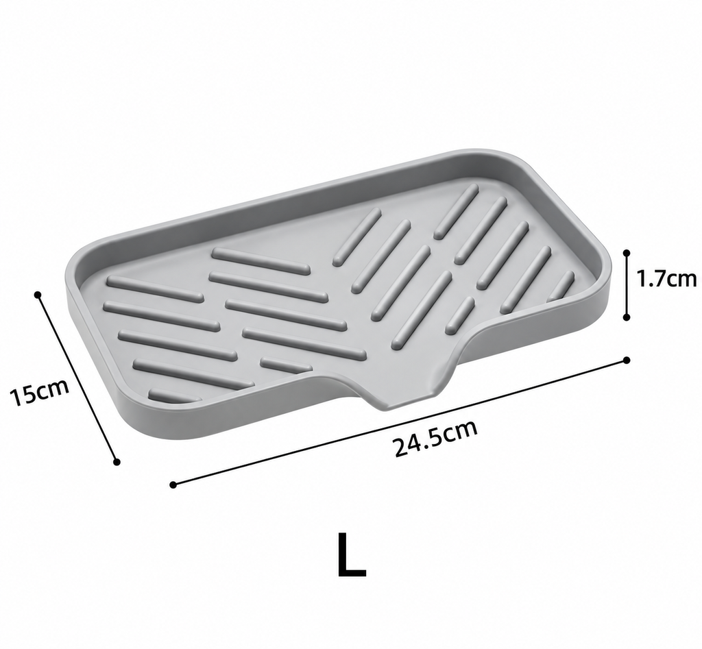 Bandeja de silicona para grifo y fregadero